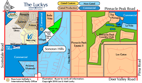 Deer Valley to Pinnacle Peak Map