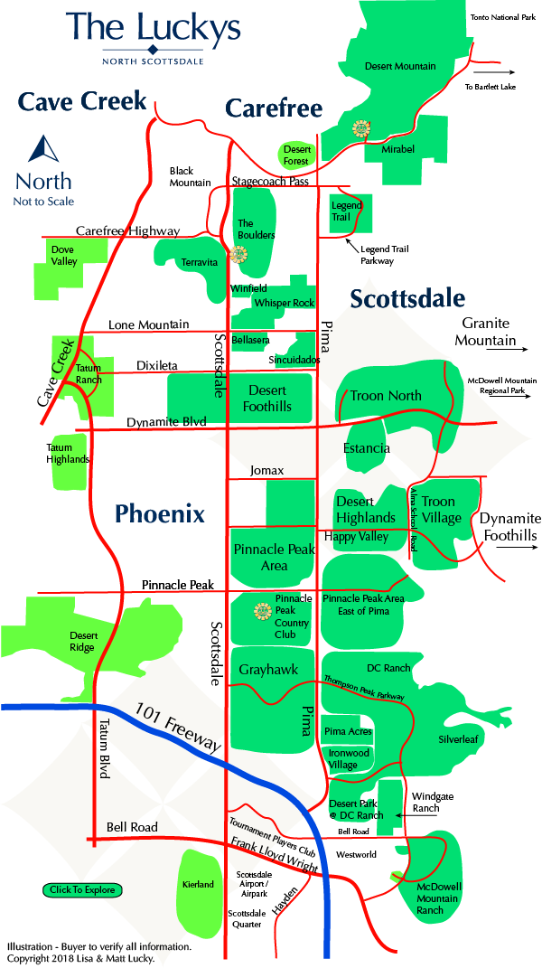 North Scottsdale Map