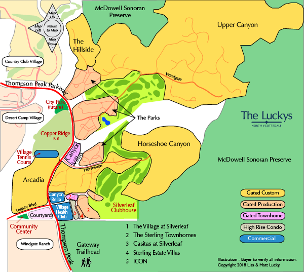 Silverleaf Village Map