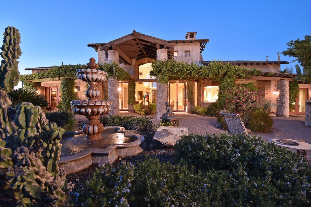 European Garden Setting