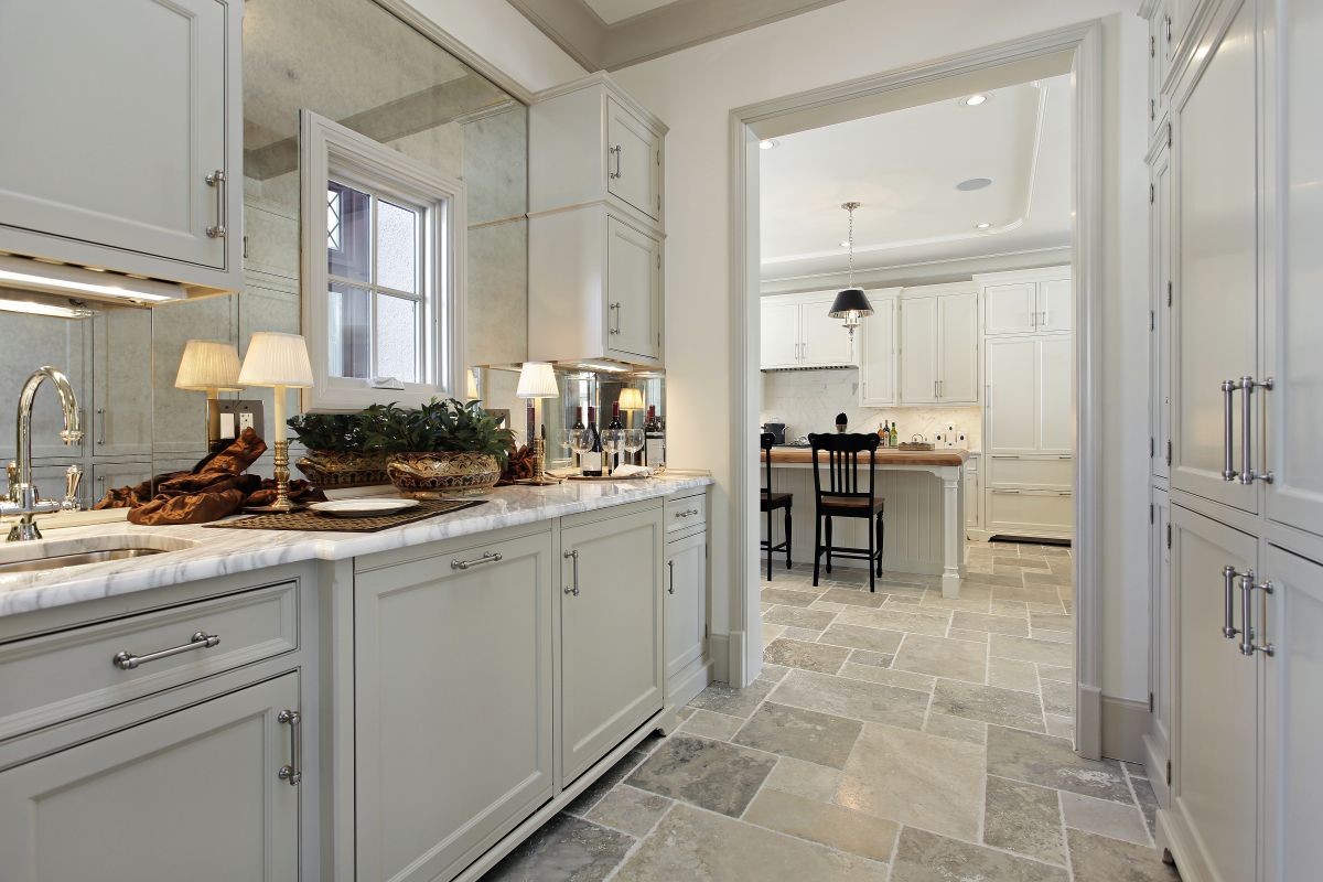Today's Modern Butler Pantry